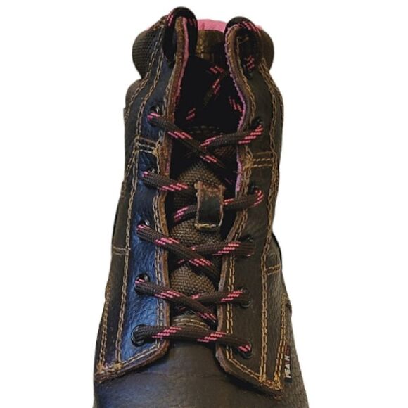 Wolverine Piper Brown Leather Waterproof Composite-Toe 6" Work Boot Size 10 - Picture 3 of 11